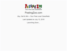 Tablet Screenshot of postingzoo.com